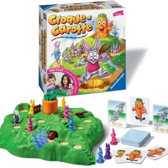 New Sealed Ravensburger Croque Carotte Kids & Parents obstacle course Game -FR - Picture 1 of 15